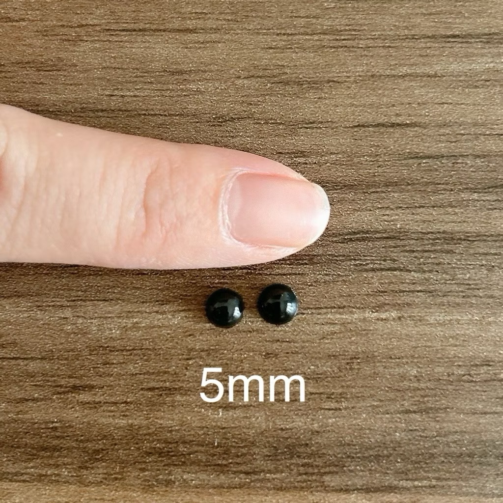 [Túi 5 cặp] Mắt Dán Thú Bông, mắt tròn, mắt oval (không kèm chốt)