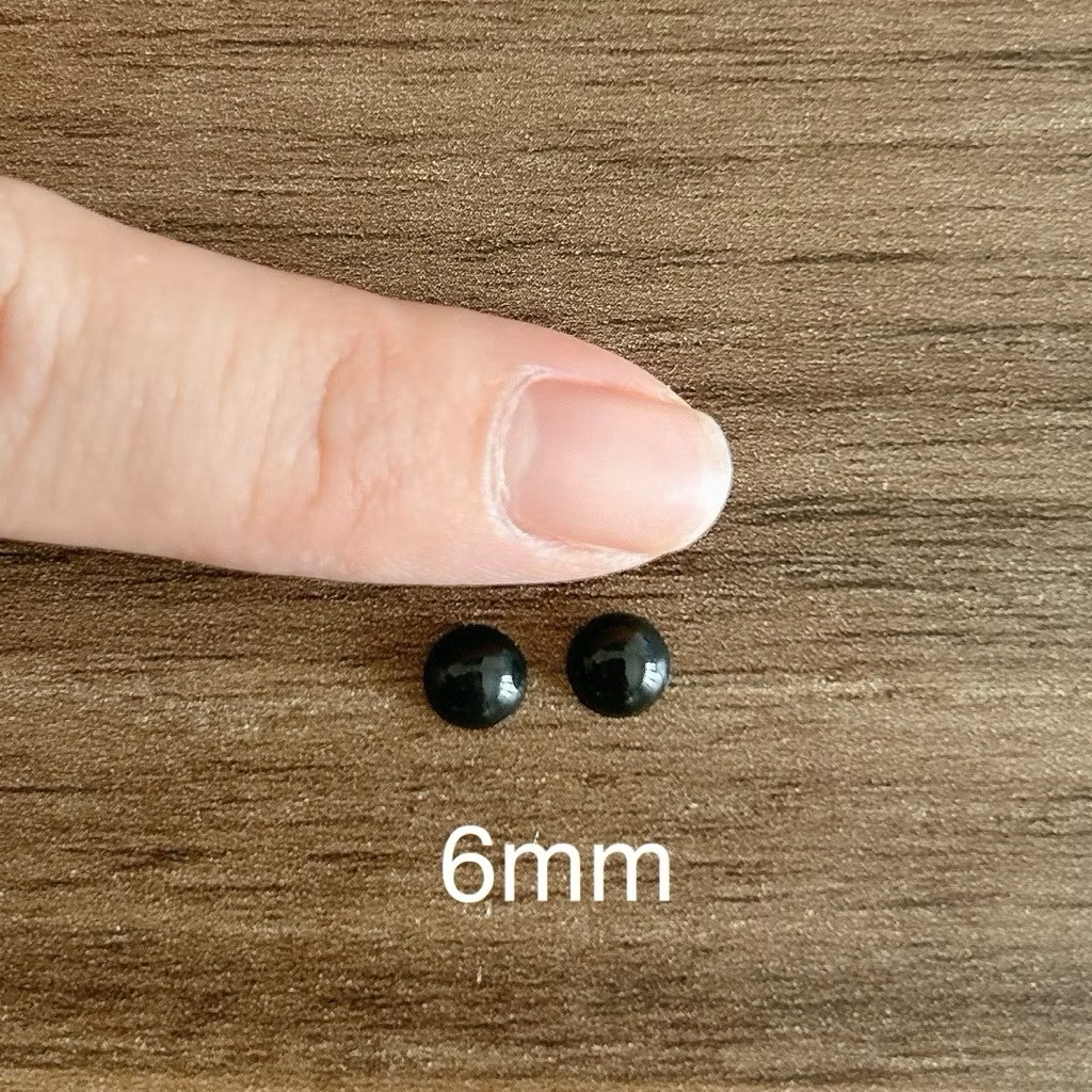 [Túi 5 cặp] Mắt Dán Thú Bông, mắt tròn, mắt oval (không kèm chốt)