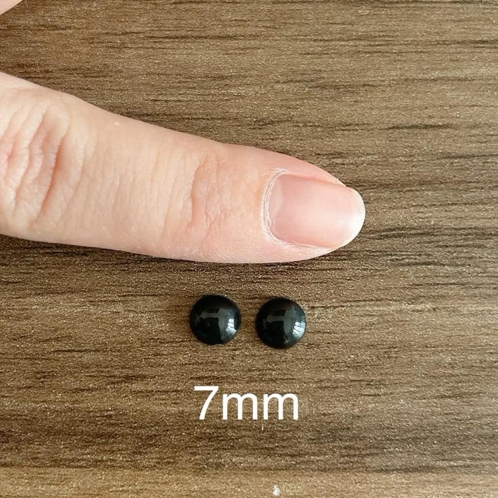 [Túi 5 cặp] Mắt Dán Thú Bông, mắt tròn, mắt oval (không kèm chốt)