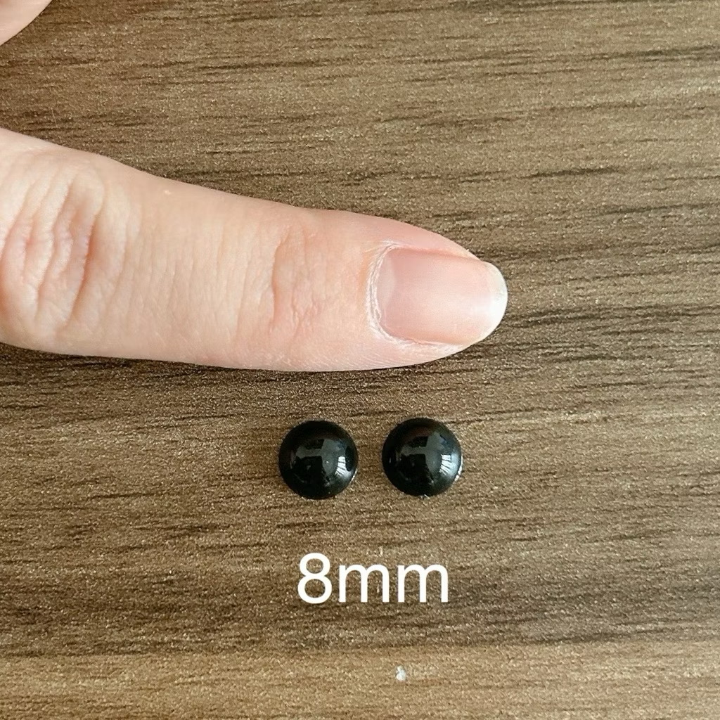 [Túi 5 cặp] Mắt Dán Thú Bông, mắt tròn, mắt oval (không kèm chốt)