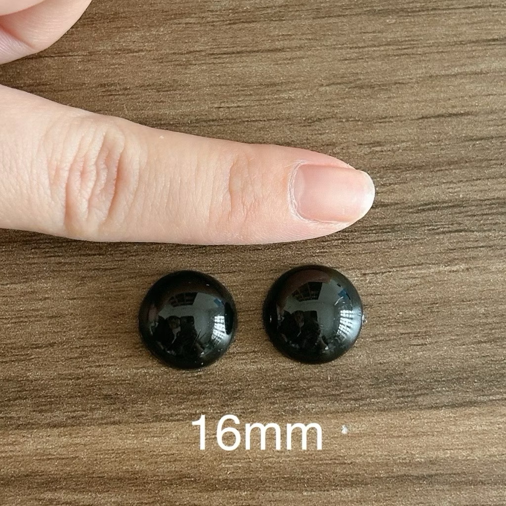 [Túi 5 cặp] Mắt Dán Thú Bông, mắt tròn, mắt oval (không kèm chốt)