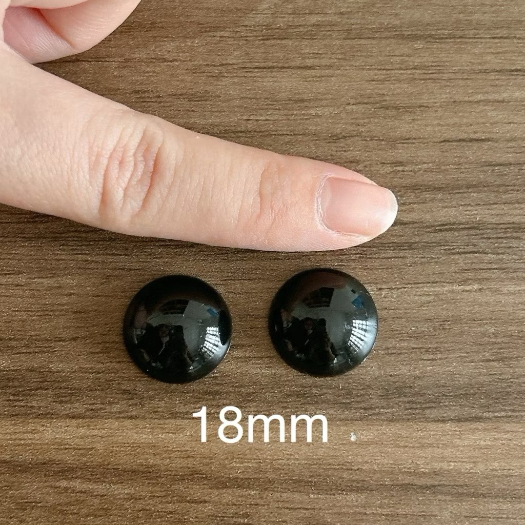 [Túi 5 cặp] Mắt Dán Thú Bông, mắt tròn, mắt oval (không kèm chốt)