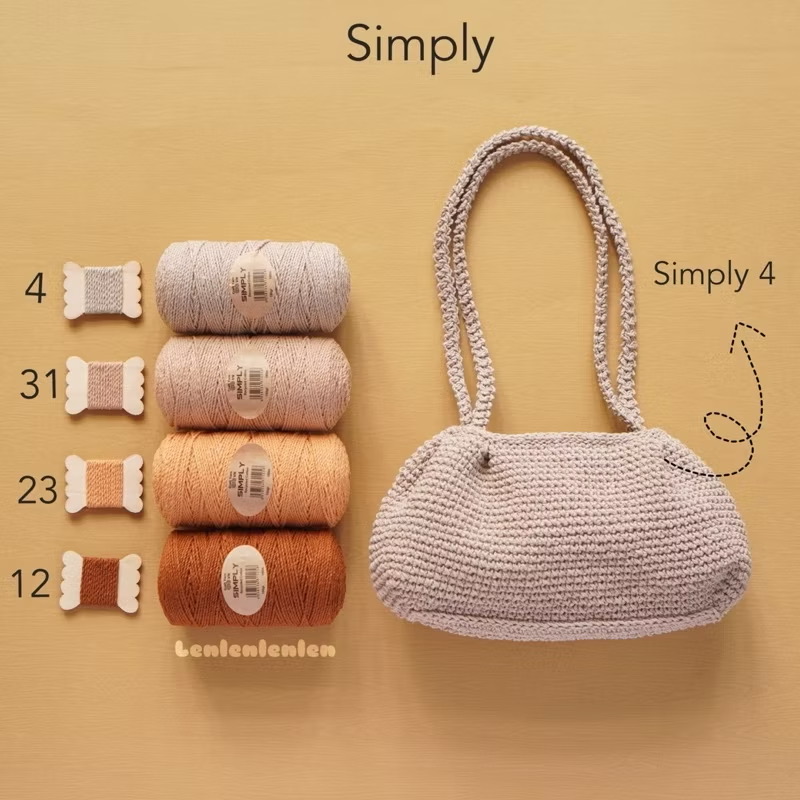 Len Sợi Simply Craft Yarn chính hãng