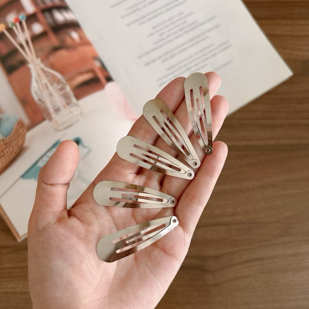 Phôi Kẹp Tóc 5cm Set 10 Cái