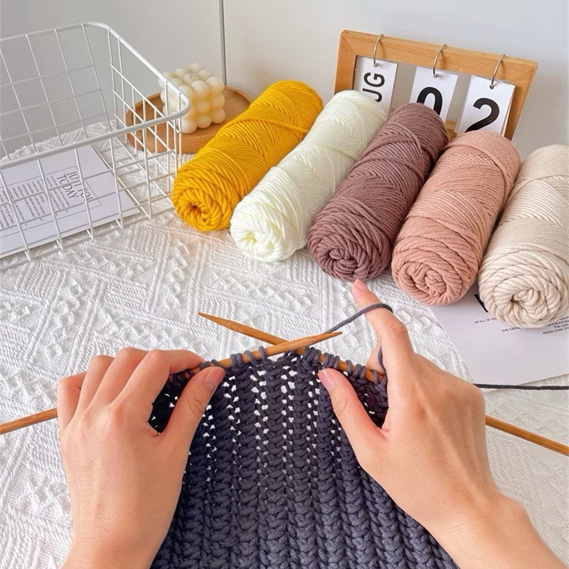 Len Cotton Love 100g - len đan móc khăn, mũ