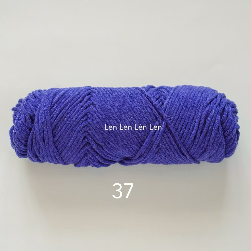 Len Cotton Love 100g - len đan móc khăn, mũ