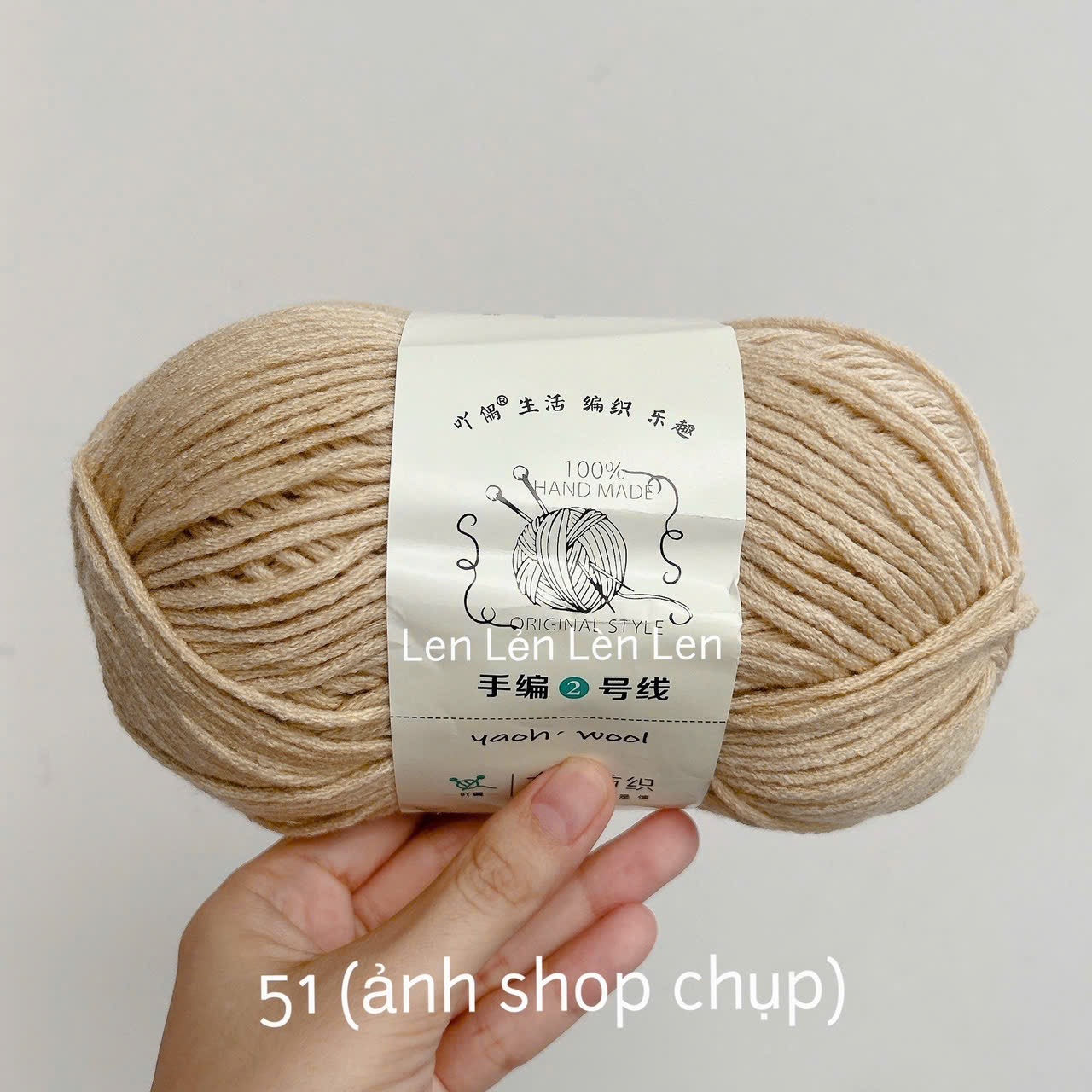 LEN YAOH WOOL 100G – Len Sợi To Móc Khăn, Mũ, Áo