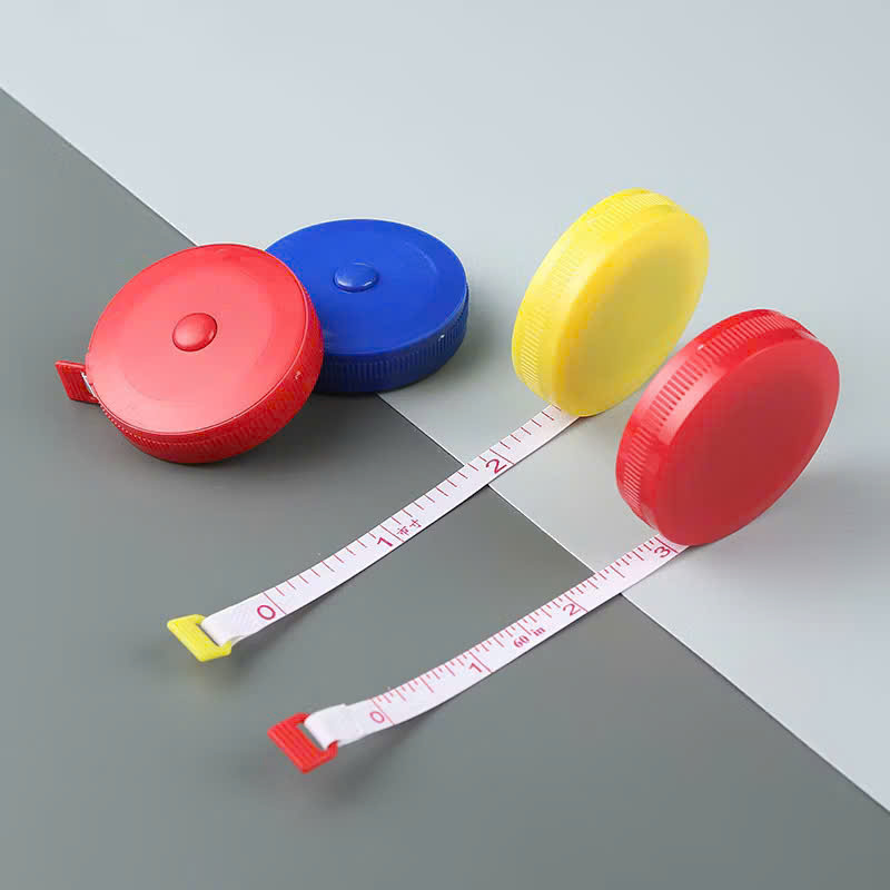 Thước Dây Cuộn Tròn, thước dây rút mini 150cm, màu ngẫu nhiên