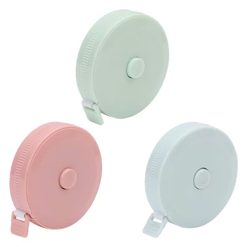 Thước Dây Cuộn Tròn, thước dây rút mini 150cm, màu ngẫu nhiên
