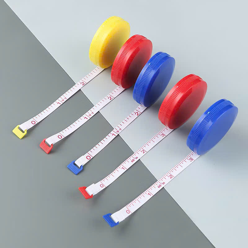 Thước Dây Cuộn Tròn, thước dây rút mini 150cm, màu ngẫu nhiên