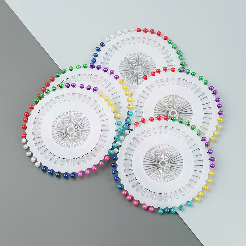 Vỉ kim định vị tròn, kim ghim may vá dùng làm đồ handmade