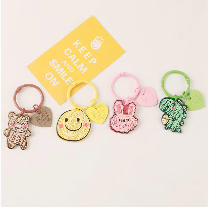 Móc Khóa Hoạt Hình Dễ Thương