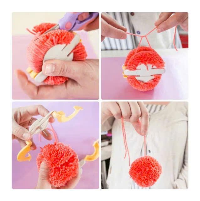 Dụng Cụ Làm Cục Bông PomPom, đủ size