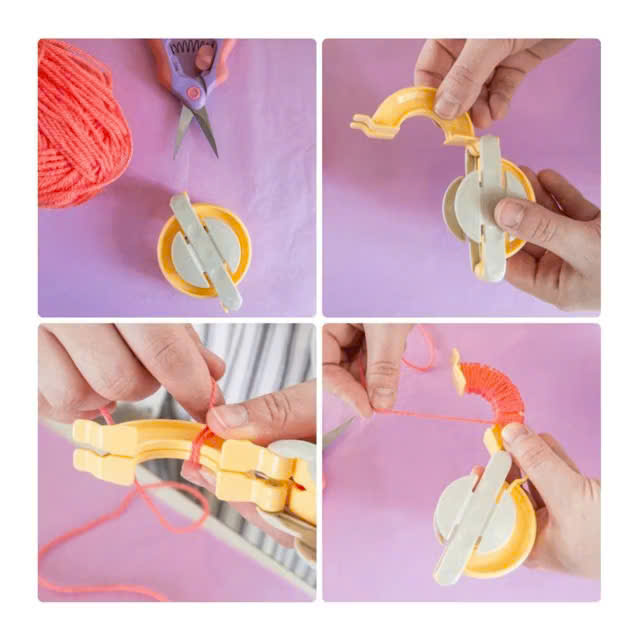 Dụng Cụ Làm Cục Bông PomPom, đủ size