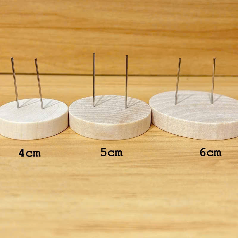 Đế Gỗ Cắm Búp Bê, thú bông, đế trưng bày đồ handmade