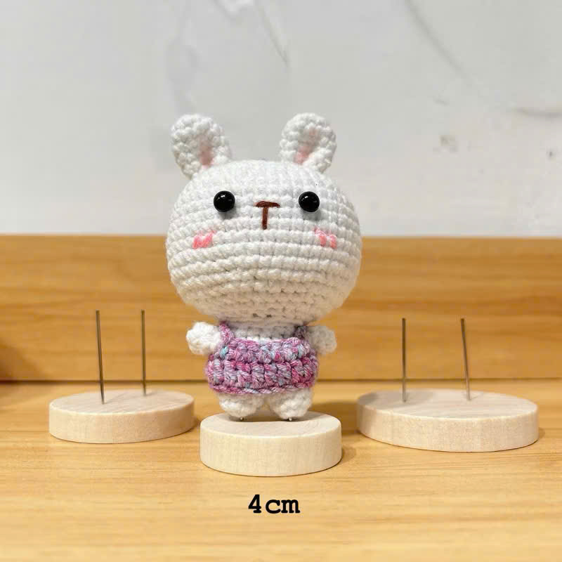 Đế Gỗ Cắm Búp Bê, thú bông, đế trưng bày đồ handmade