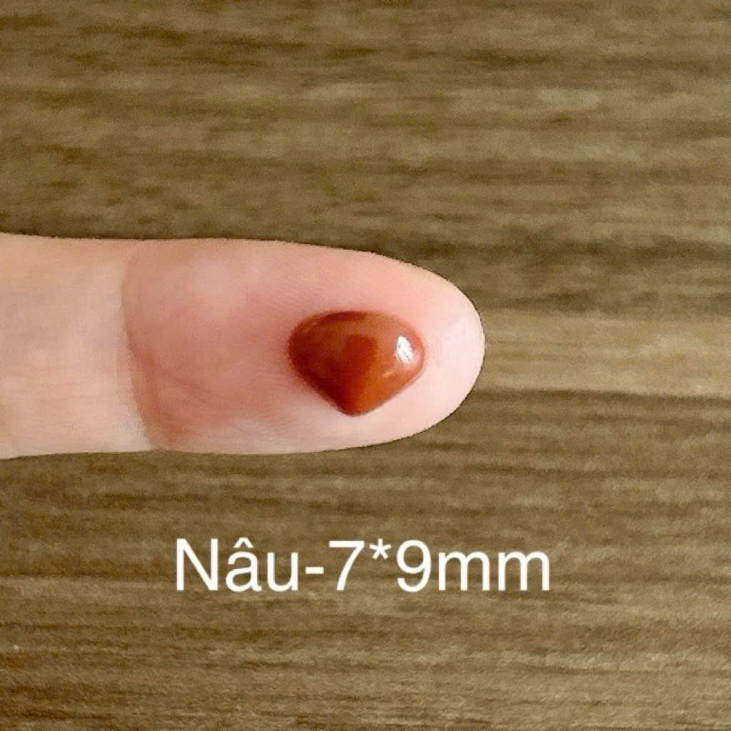 [Túi 10 cái] Mũi Thú Dán, mũi nhựa handmade không kèm chốt, dùng làm thú bông Amigurumi