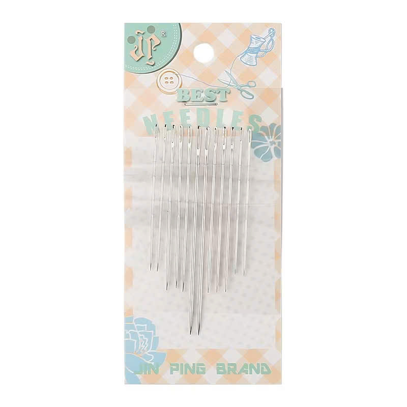 Vỉ Kim Khâu Chỉ Đuôi Bạc 12 Kim, đầu nhọn