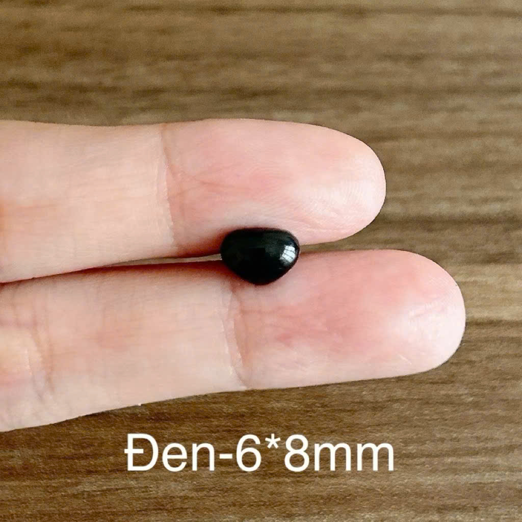 [Túi 5 cái kèm chốt] Mũi thú nhựa an toàn làm thú bông Amigurumi