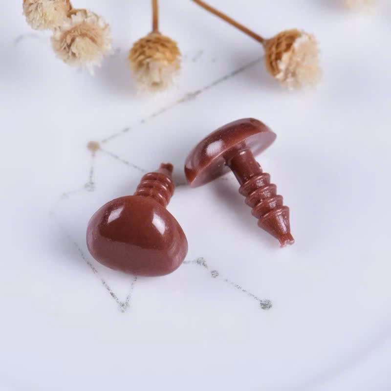 [Túi 5 cái kèm chốt] Mũi thú nhựa an toàn làm thú bông Amigurumi