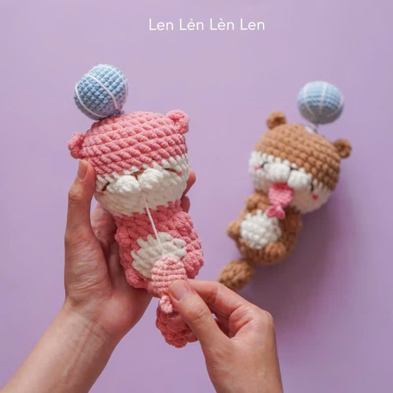 Lõi quay gắn thú bông/thú len/đồ handmade