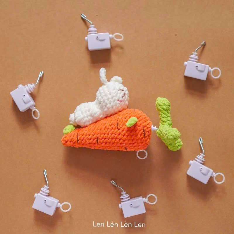 Lõi quay gắn thú bông/thú len/đồ handmade