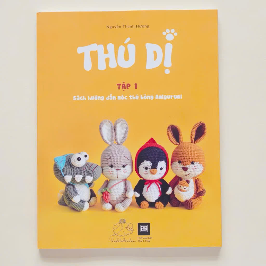 Seri Thú Dị, sách hướng dẫn móc thú bông Amigurumi