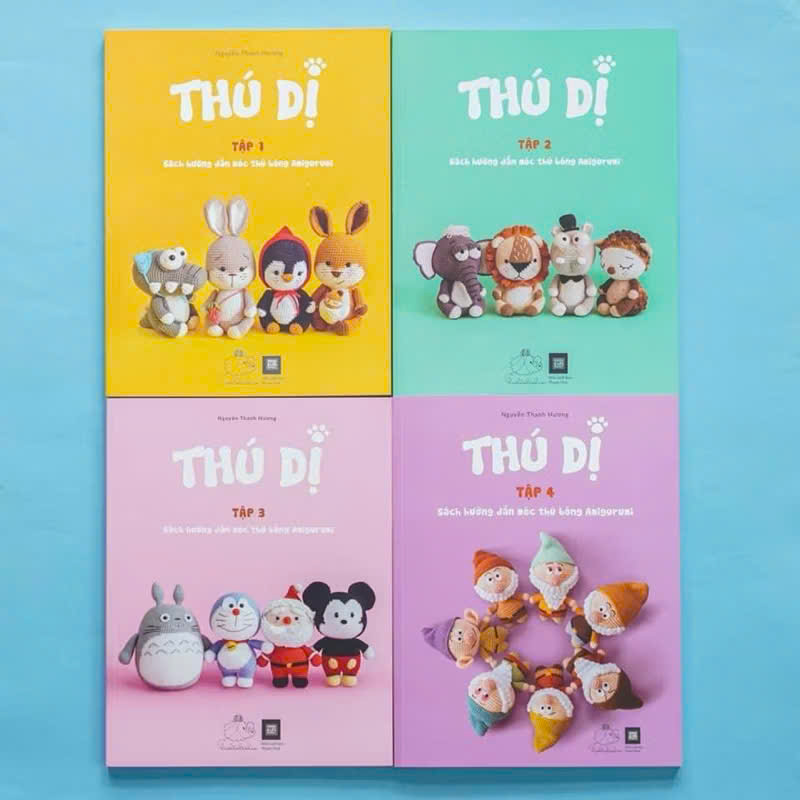 Seri Thú Dị, sách hướng dẫn móc thú bông Amigurumi