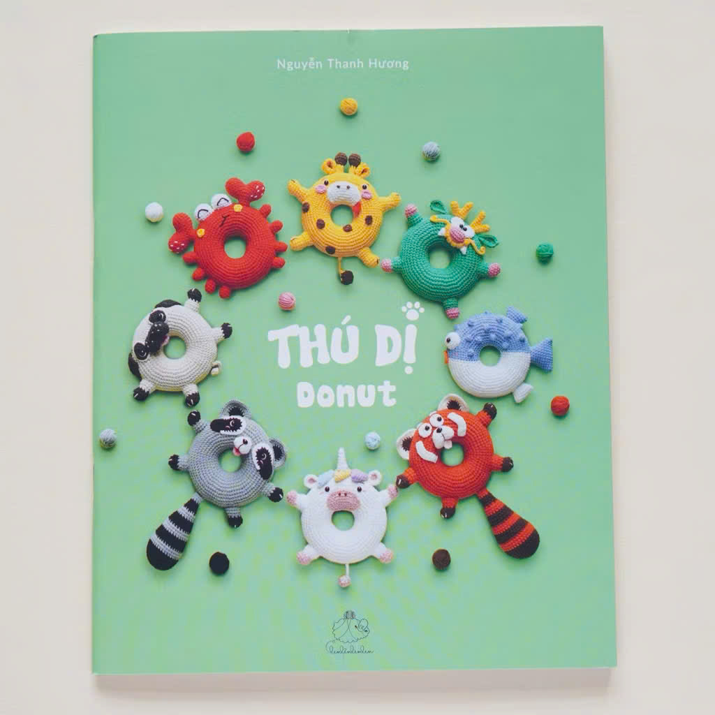 Seri Thú Dị, sách hướng dẫn móc thú bông Amigurumi