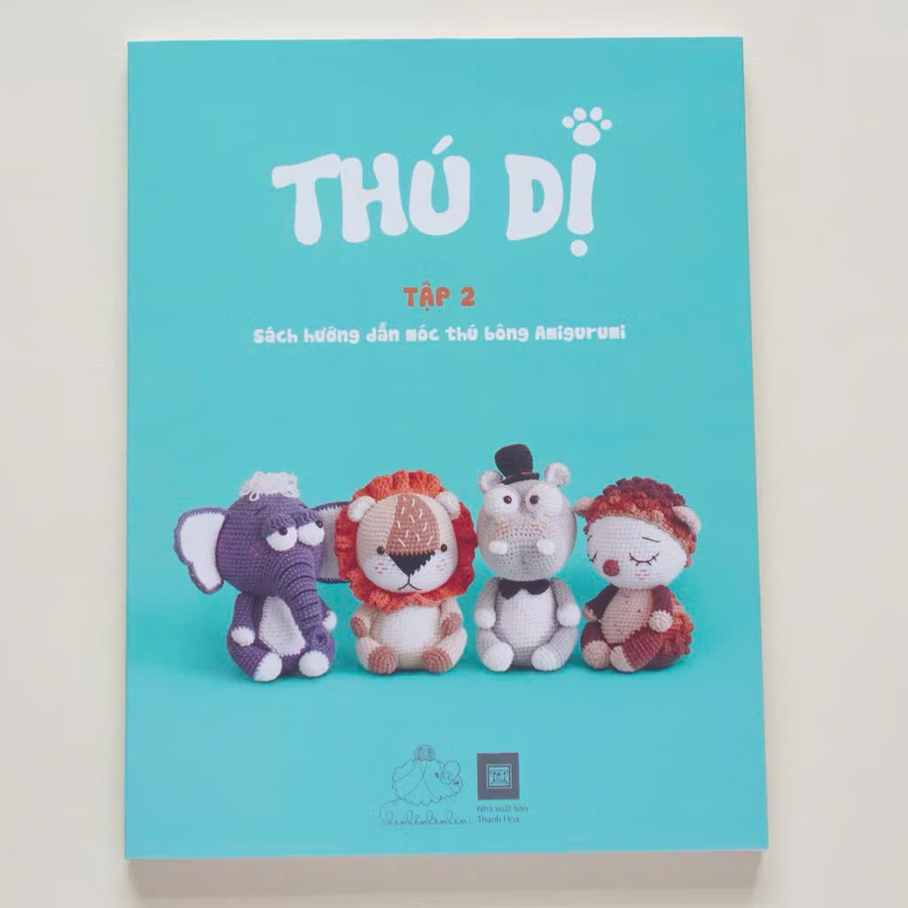 Seri Thú Dị, sách hướng dẫn móc thú bông Amigurumi