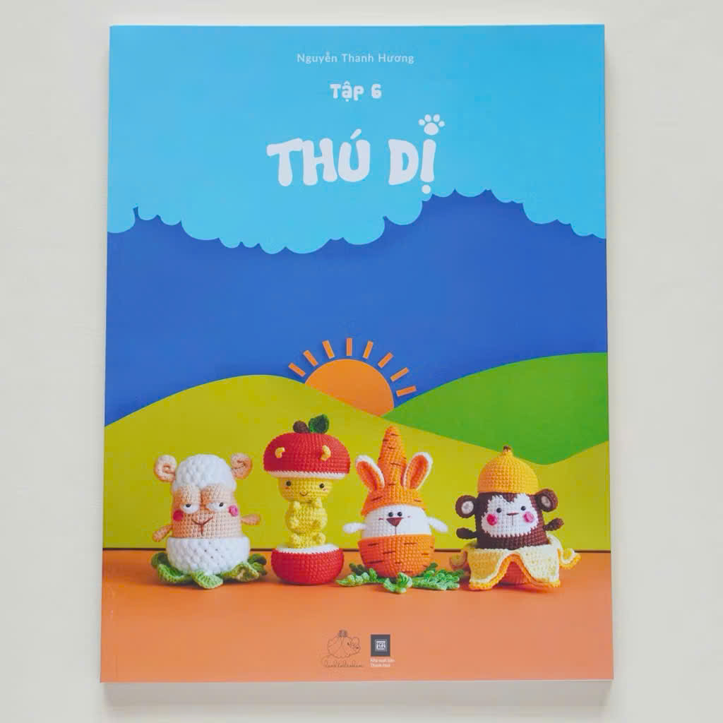 Seri Thú Dị, sách hướng dẫn móc thú bông Amigurumi