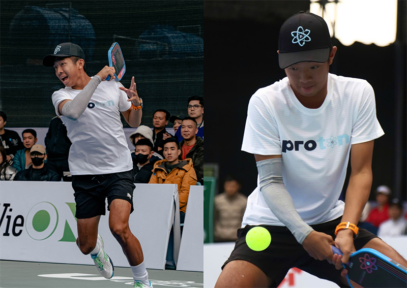 Quang Dương và các mẫu vợt pickleball từng sử dụng