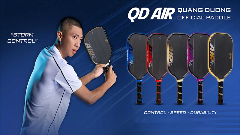 Vợt Wika QD Air gắn với Quang Dương năm 2026