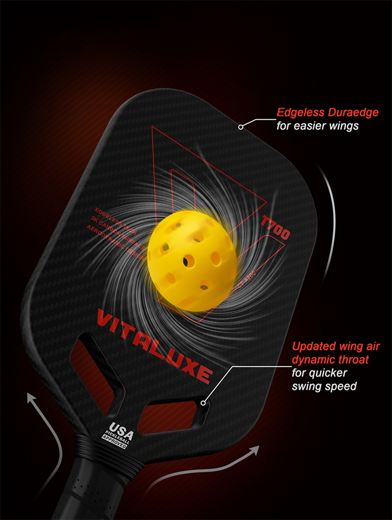 Dán Edge Tape bảo vệ cạnh vợt pickleball không viền