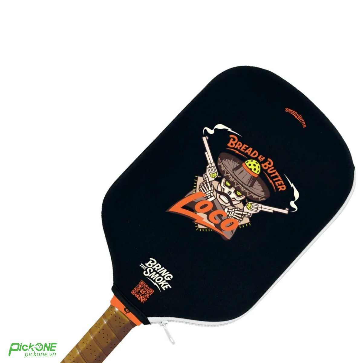 Vợt Pickleball Bread & Butter Loco Hybrid - Black 16mm