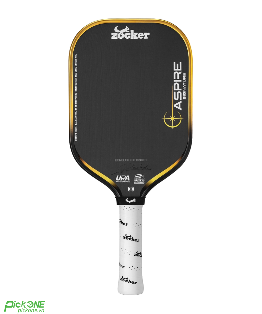 Vợt Pickleball Zocker Aspire Signature 16mm
