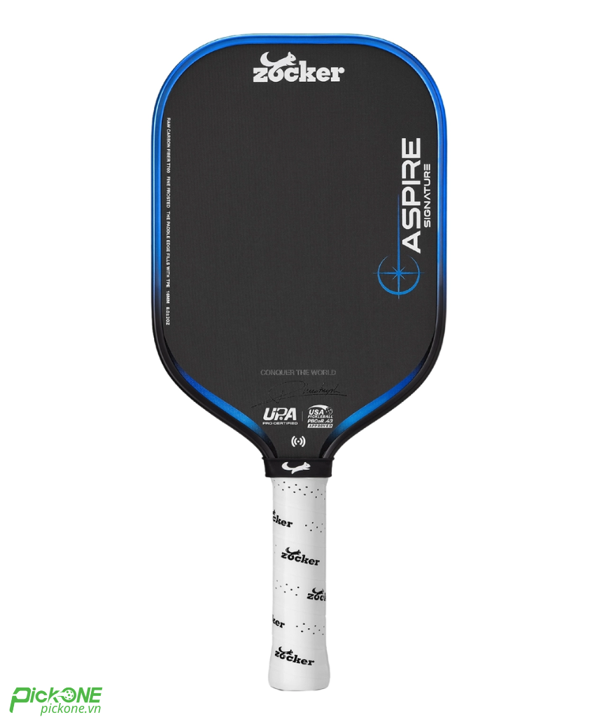 Vợt Pickleball Zocker Aspire Signature 16mm
