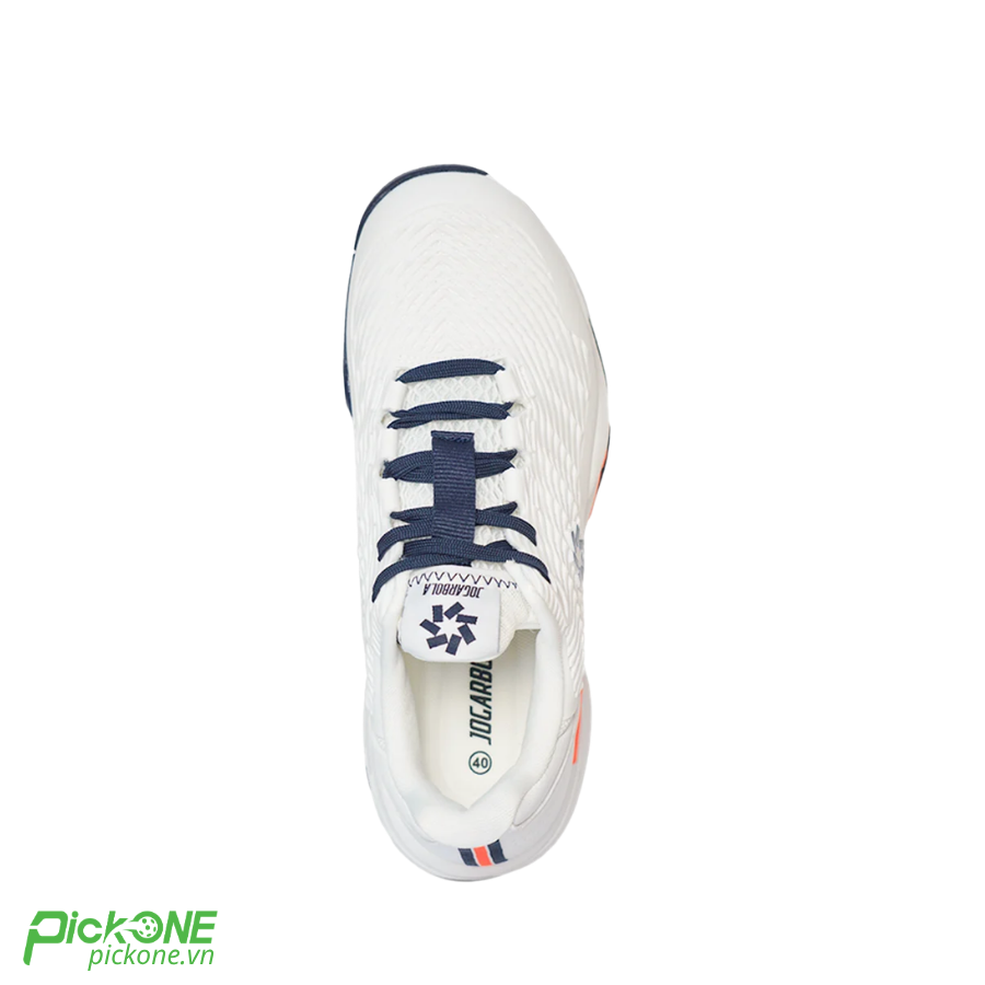 Giày thể thao pickleball nam Jogarbola Vento (Trắng/Cam)