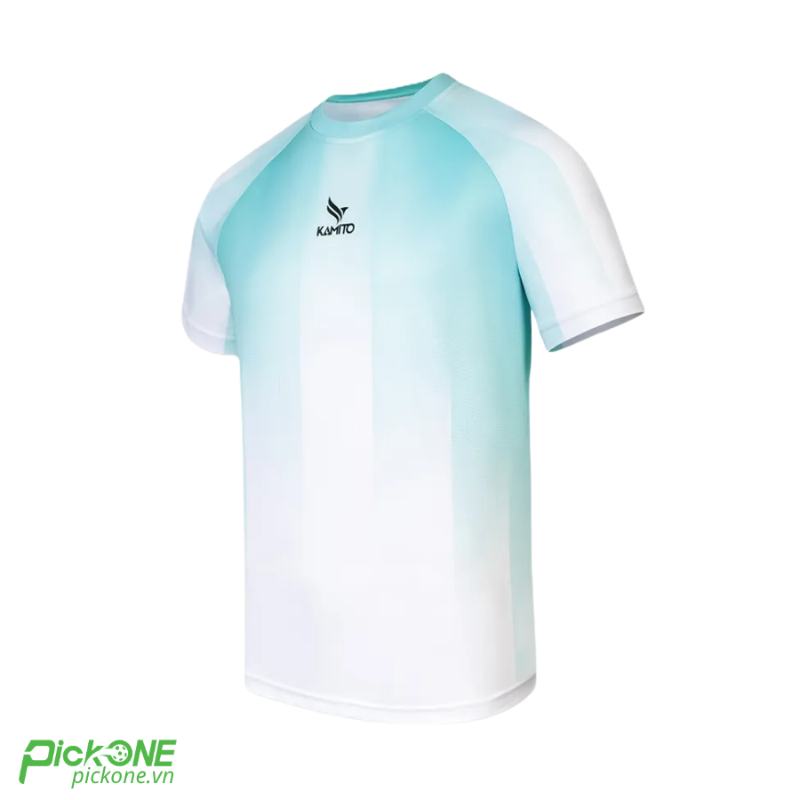 Áo pickleball Tshirt Kamito comfort V1 (xanh ngọc)