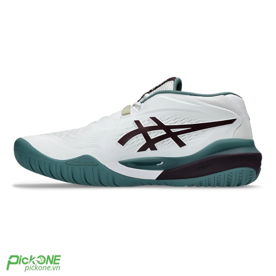 Giày Pickleball/Tennis Asics GEL-RESOLUTION X White/Dark Aubergine 1041A481.104