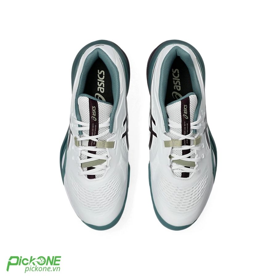 Giày Pickleball/Tennis Asics GEL-RESOLUTION X White/Dark Aubergine 1041A481.104