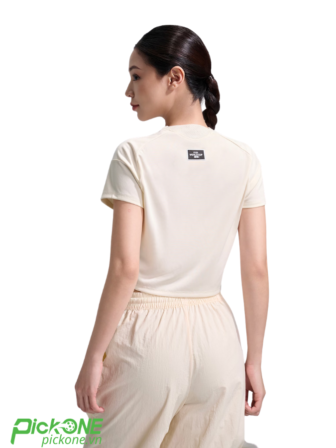 Áo croptop Exdry ProActive World cup (Vàng/Be/Đỏ)