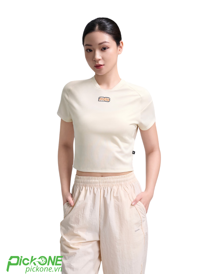 Áo croptop Exdry ProActive World cup (Vàng/Be/Đỏ)