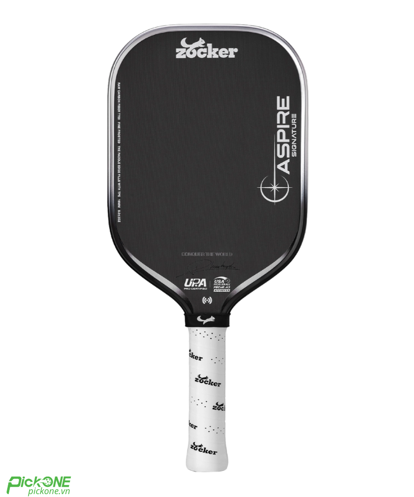 Vợt Pickleball Zocker Aspire Signature 16mm