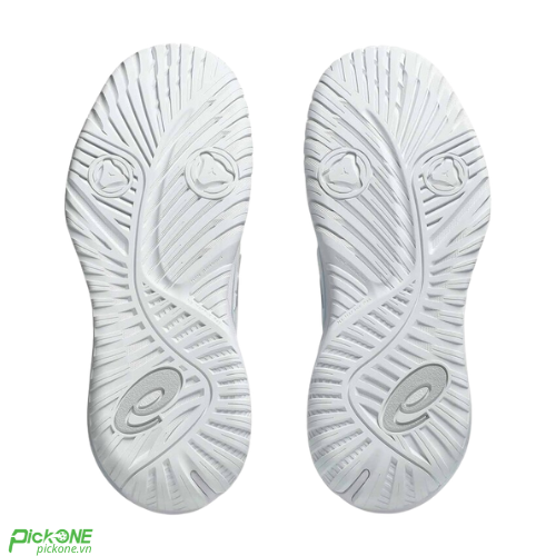 Giày Pickleball Nữ Asics GEL-RESOLUTION X WHITE/PURE SILVER
