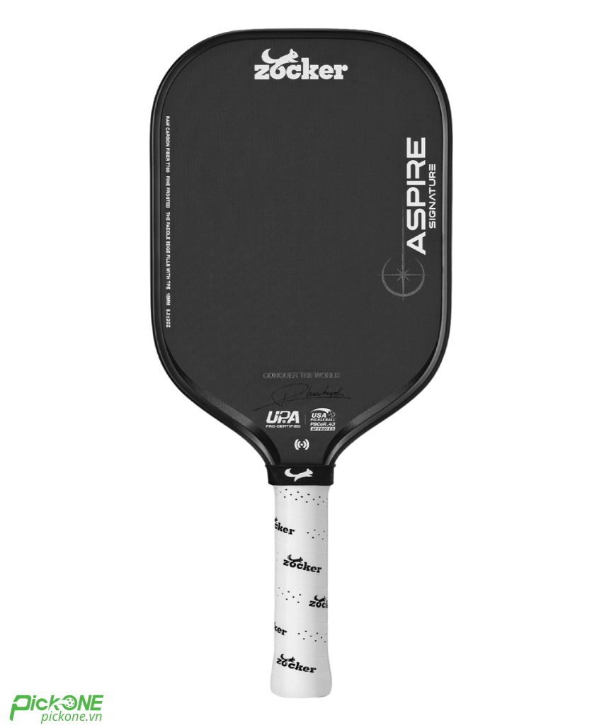 Vợt Pickleball Zocker Aspire Signature 16mm