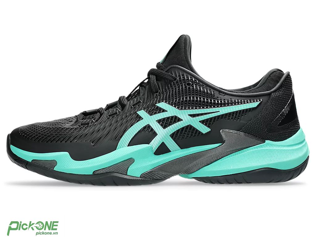 Giày Pickleball ASICS COURT FF 3 BLACK/AURORA GREEN
