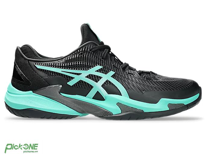 Giày Pickleball ASICS COURT FF 3 BLACK/AURORA GREEN