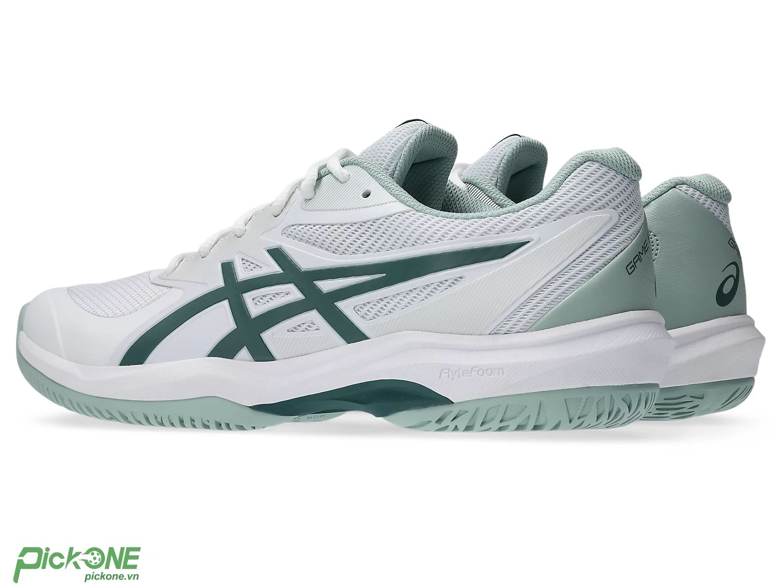 Giày Pickleball ASICS GAME FF White/Dark Neptune