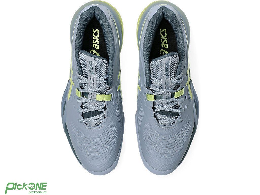Giày Pickleball ASICS Gel-Resolution X GREY BLUE/PISTACHIO